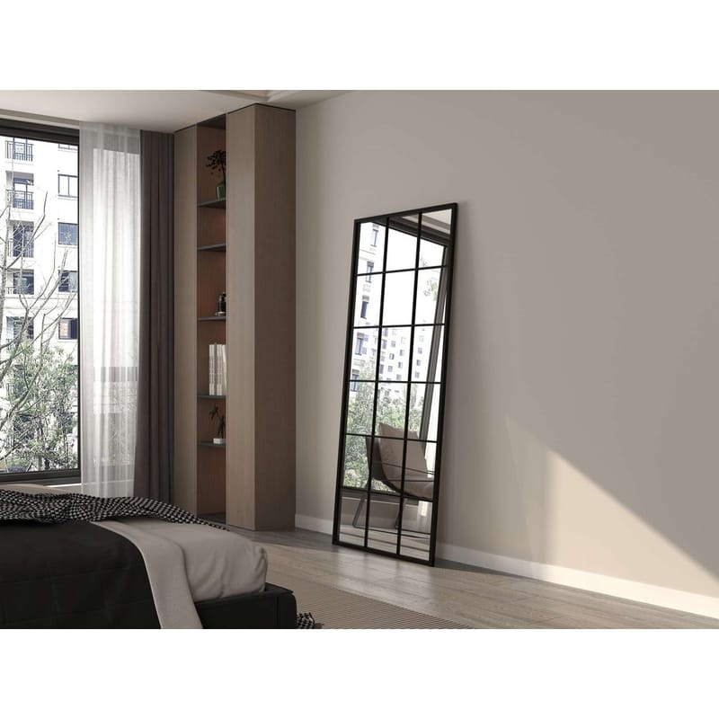 Salvin Gulvspeil 80 x 180 cm - Svart - Interiør - Speil - Gulvspeil