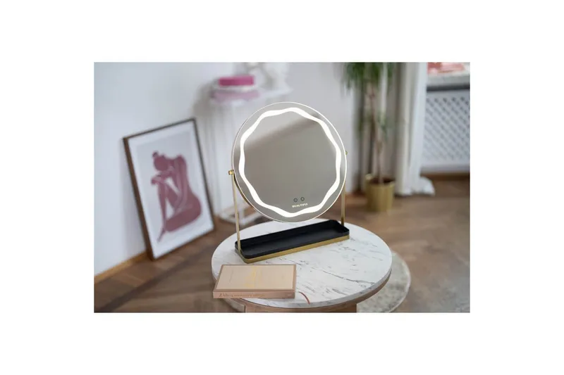 Sminkespeil Beautifly Rund med LED-belysning - Interiør - Speil - Speil med belysning