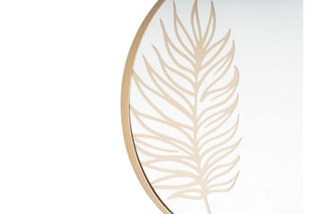 Cherilus Speil Rund 57 cm - Gull - Interiør - Speil - Sminkespeil