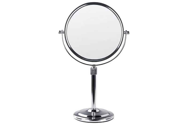 Sminkspegel Beliani Aveyron Guld Silver - Interiør - Speil - Sminkespeil