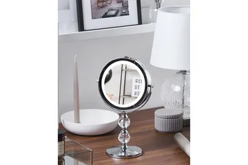 Sminkspegel Beliani Claira Guld Silver - Interiør - Speil - Sminkespeil