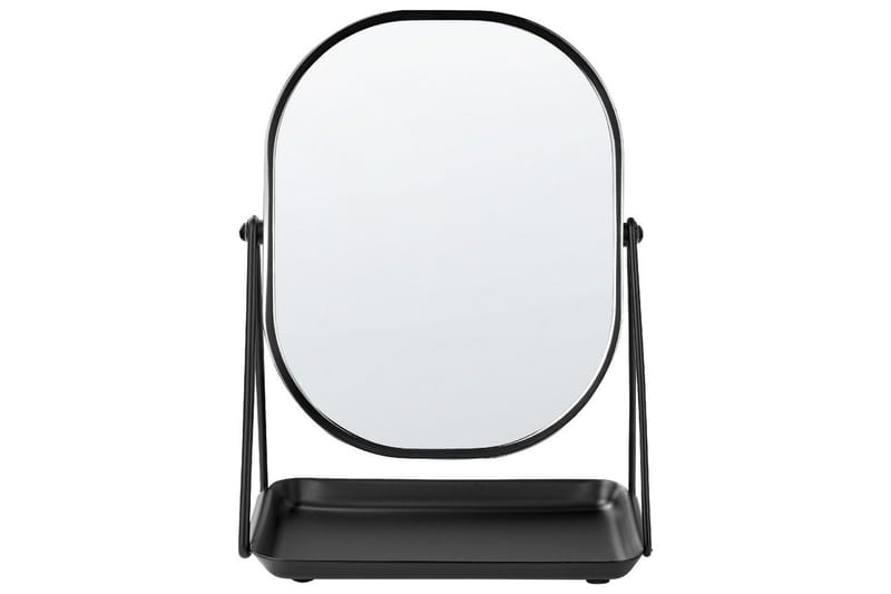 Sminkspegel Beliani Correze Guld/svart Black - Interiør - Speil - Sminkespeil