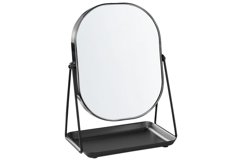 Sminkspegel Beliani Correze Guld/svart Black - Interiør - Speil - Sminkespeil
