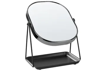 Sminkspegel Beliani Correze Guld/svart Black - Interiør - Speil - Sminkespeil