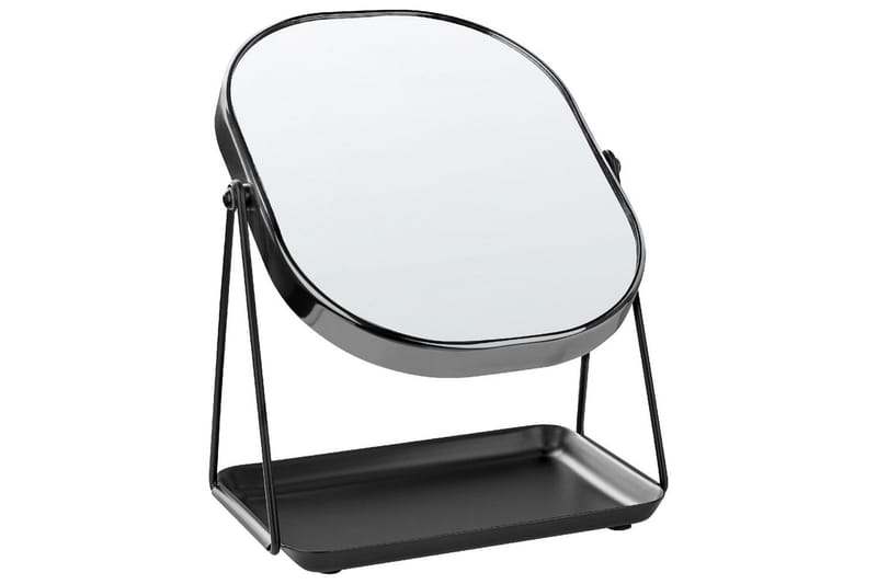 Sminkspegel Beliani Correze Guld/svart Black - Interiør - Speil - Sminkespeil