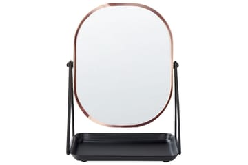 Sminkspegel Beliani Correze Guld/svart Rose||Black - Interiør - Speil - Sminkespeil