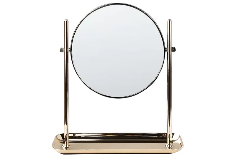 Sminkspegel Beliani Finistere GOLD||Black