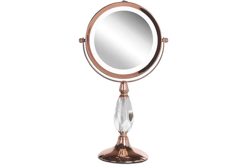 Sminkspegel Beliani Maury Guld GOLD VALUE_MISSING_3