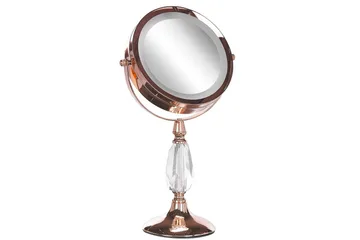 Sminkspegel Beliani Maury Guld GOLD VALUE_MISSING_3 - Interiør - Speil - Sminkespeil