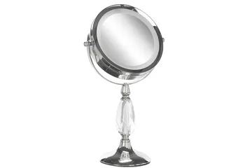 Sminkspegel Beliani Maury Guld Silver VALUE_MISSING_1 - Interiør - Speil - Sminkespeil