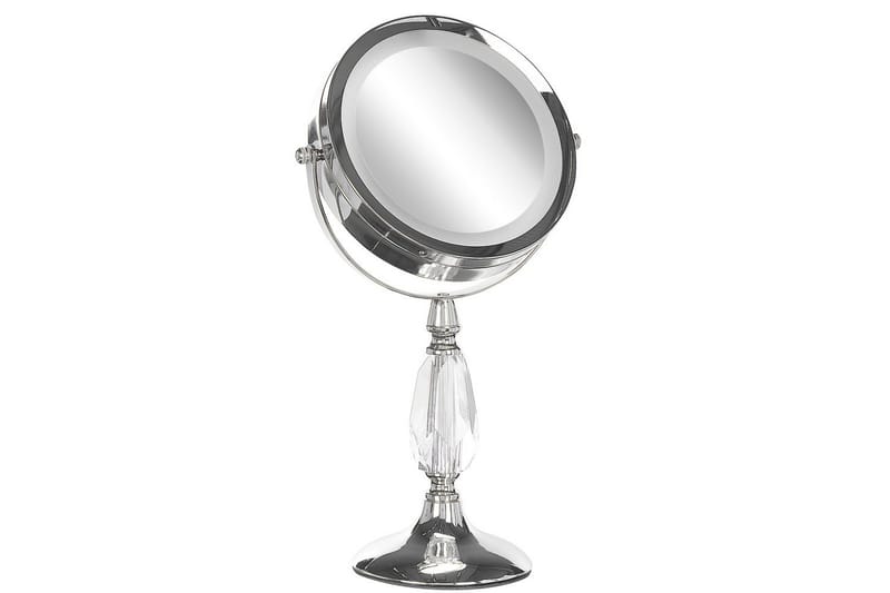 Sminkspegel Beliani Maury Guld Silver VALUE_MISSING_1 - Interiør - Speil - Sminkespeil