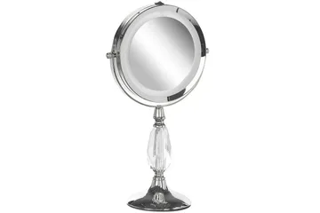 Sminkspegel Beliani Maury Guld Silver VALUE_MISSING_1 - Interiør - Speil - Sminkespeil