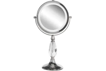 Sminkspegel Beliani Maury Guld Silver VALUE_MISSING_1 - Interiør - Speil - Sminkespeil