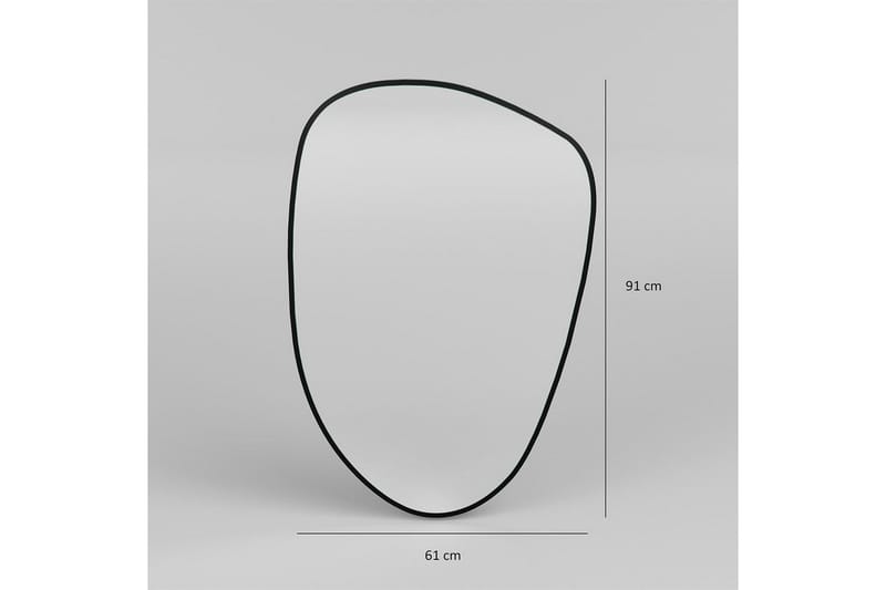 Speil Drøm Svart - Svart - Interiør - Speil - Gangspeil