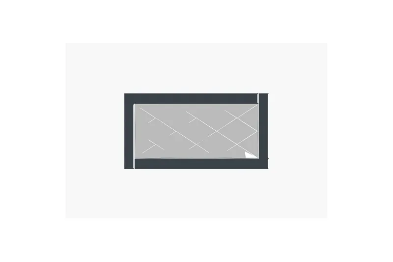 Speil Elorwich Fume / Hvit, Fume / Hvit