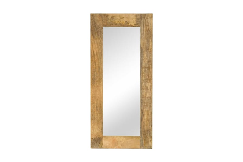 Speil heltre mango 50x110 cm - Beige|Hvit - Gangspeil - Veggspeil