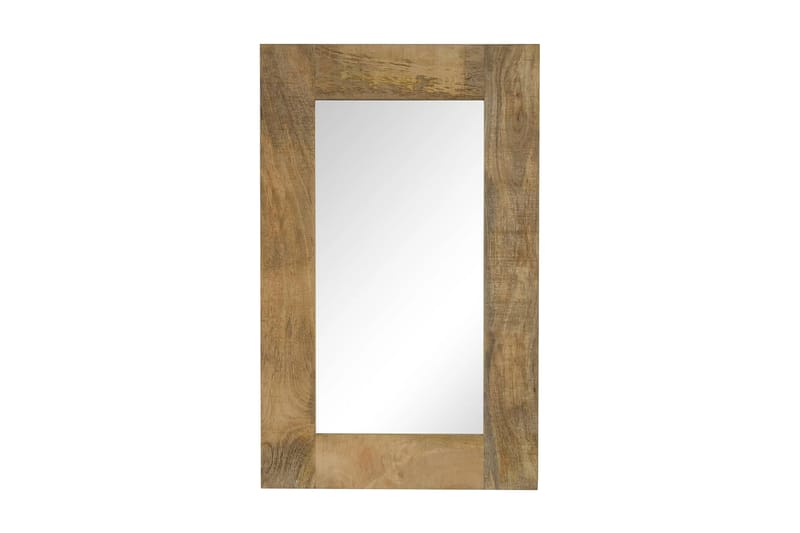 Speil heltre mango 50x80 cm - Beige|Hvit - Gangspeil - Veggspeil