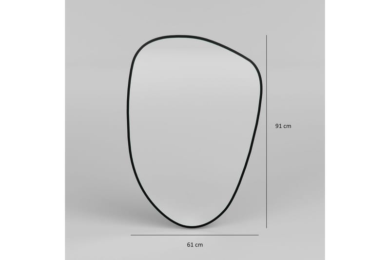 Speil Inrol Svart - Svart - Interiør - Speil - Gangspeil