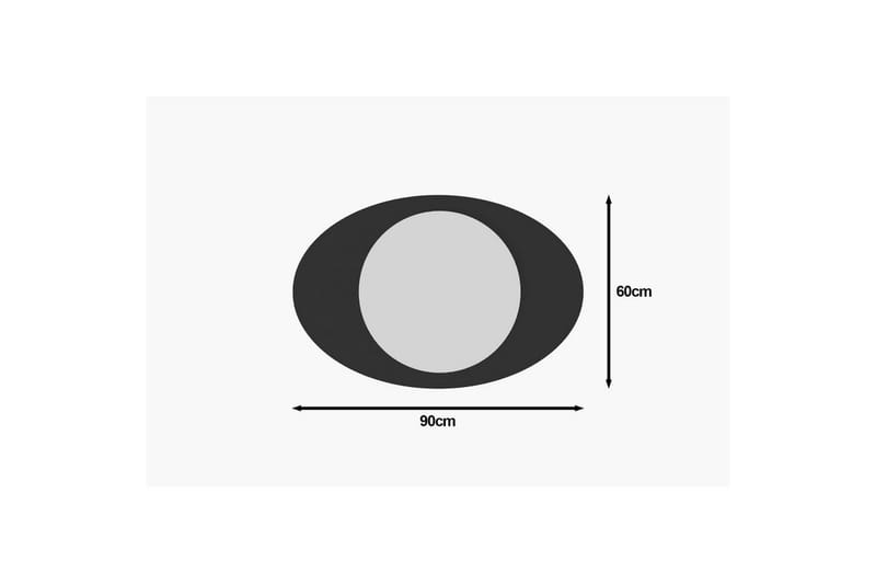 Speil Masatoshi Svart - Svart - Interiør - Speil - Gangspeil