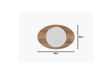 Speil Masatoshi Valnøtt - Valnøtt - Interiør - Speil - Gangspeil