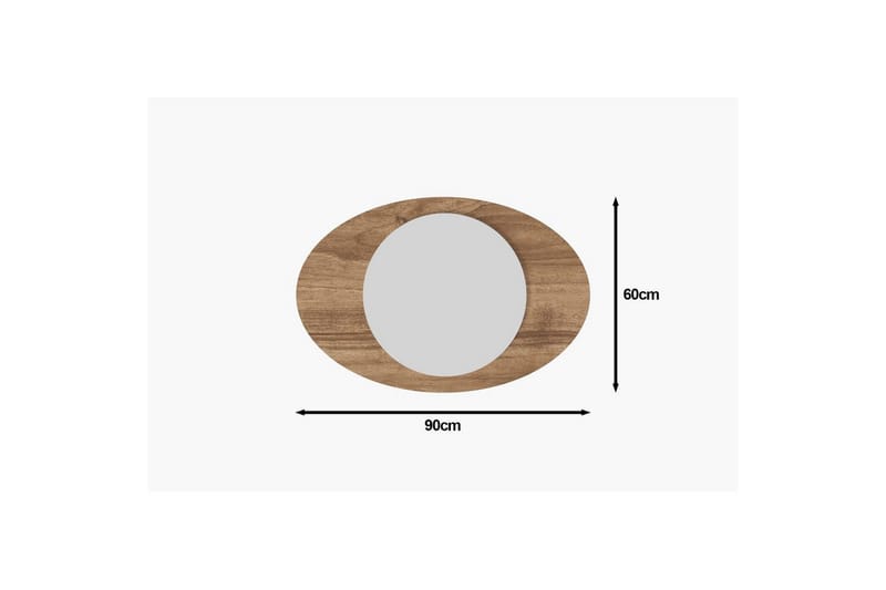 Speil Masatoshi Valnøtt - Valnøtt - Interiør - Speil - Gangspeil