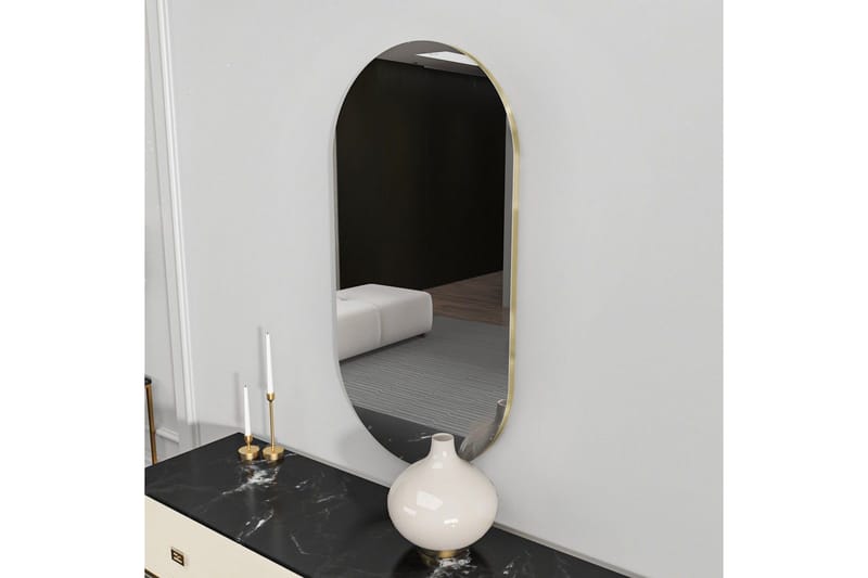 Speil Riory Mørk grå / Gull - Mørk grå / Gull - Interiør - Speil - Gangspeil