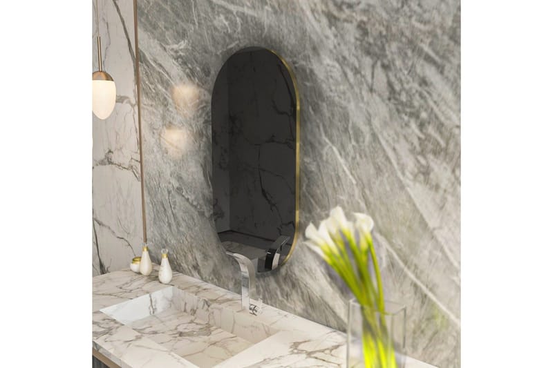 Speil Riory Mørk grå / Gull - Mørk grå / Gull - Interiør - Speil - Gangspeil