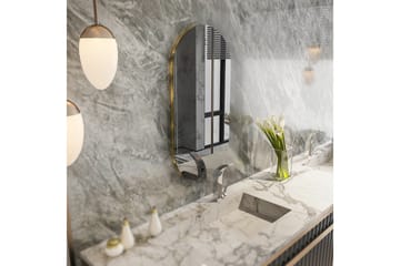 Speil Riory Mørk grå / Gull - Mørk grå / Gull - Interiør - Speil - Gangspeil