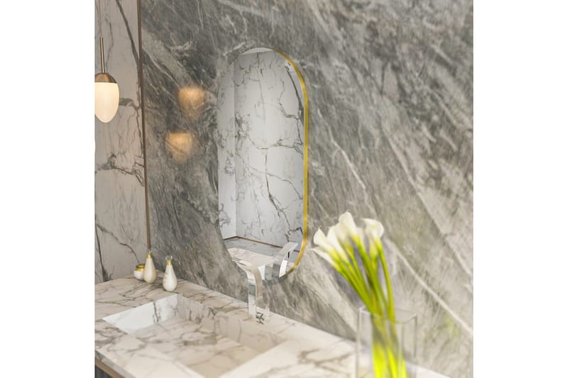 Speil Riory Transparent / Gull - Transparent / Gull - Interiør - Speil - Gangspeil