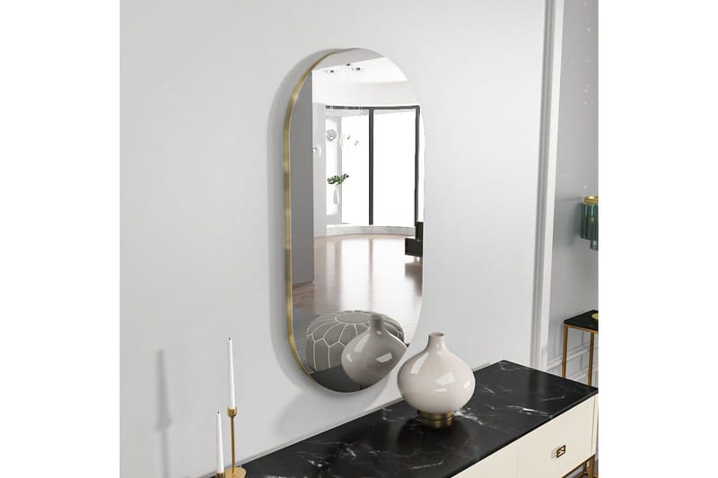 Speil Riory Transparent / Gull - Transparent / Gull - Interiør - Speil - Gangspeil