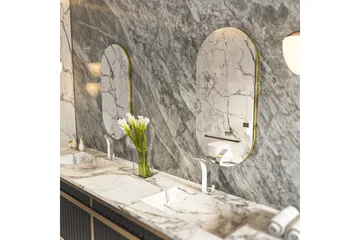 Speil Riory Transparent / Gull - Transparent / Gull - Interiør - Speil - Gangspeil