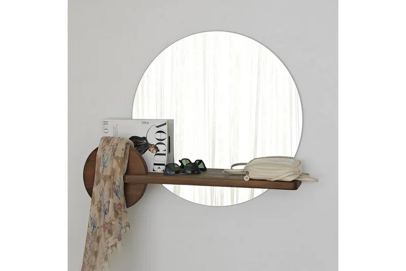 Speil Ronil Valnøtt - Brun - Interiør - Speil - Gangspeil