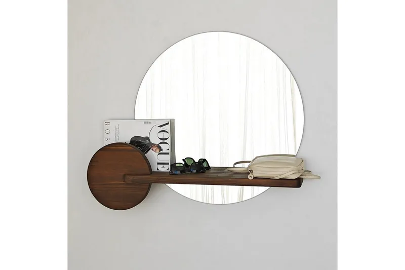 Speil Ronil Valnøtt - Brun - Interiør - Speil - Gangspeil