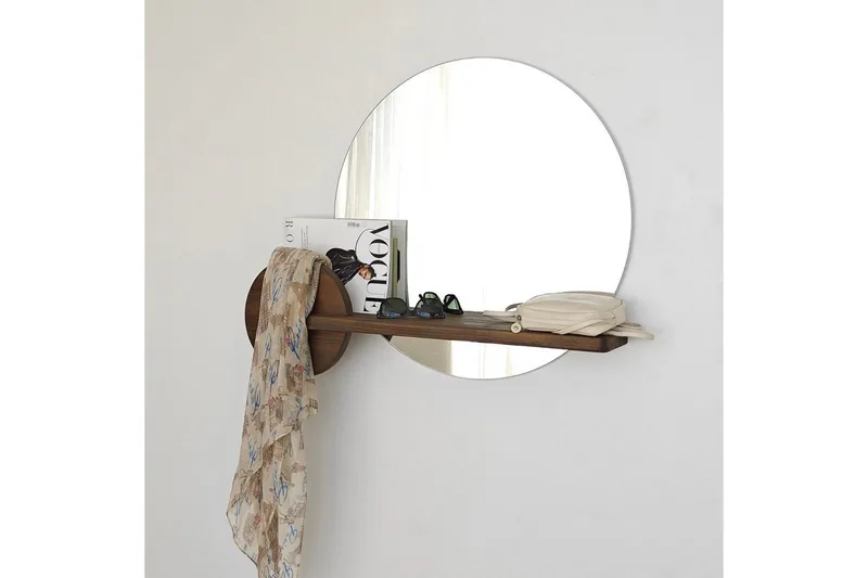 Speil Ronil Valnøtt - Brun - Interiør - Speil - Gangspeil