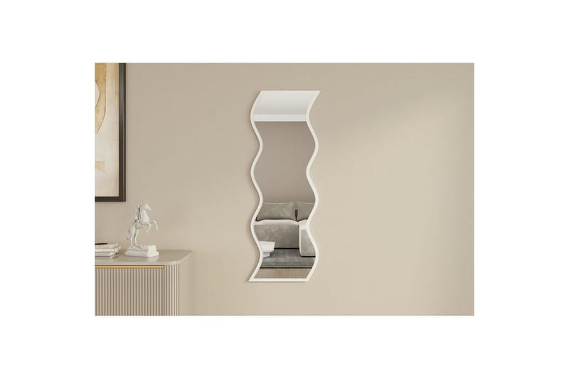 Speil Safidon Hvit - Hvit - Interiør - Speil - Gangspeil