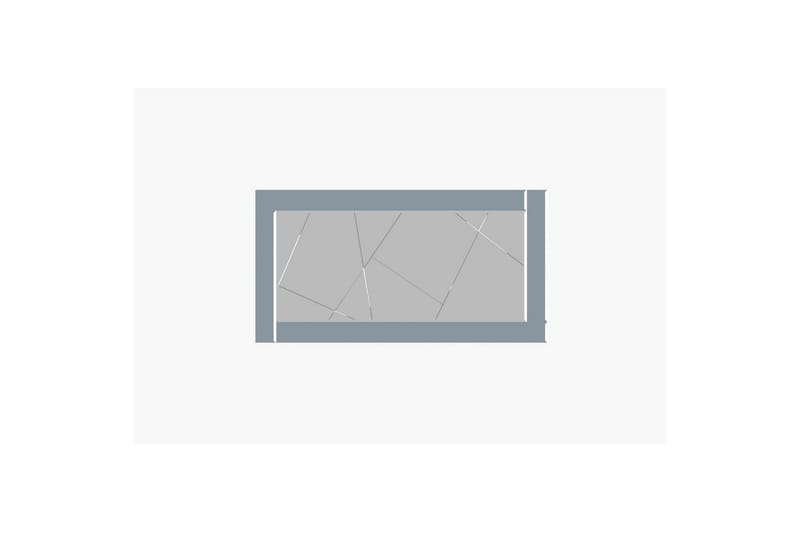 Speil Virlin Fume / Hvit, Fume / Hvit