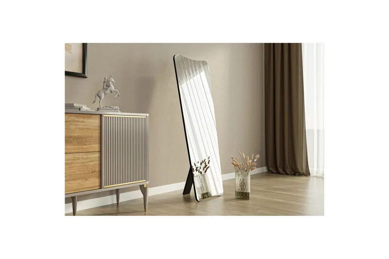 Speil Vitros Svart - Svart - Interiør - Speil - Gulvspeil