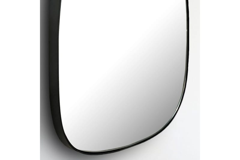 Speil Wohnling Asymmetrisk metall tykt metallramme oval 60 cm - Interiør - Speil - Gangspeil