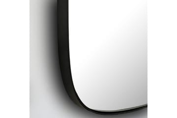 Speil Wohnling Asymmetrisk metall tykt metallramme oval 60 cm - Interiør - Speil - Gangspeil