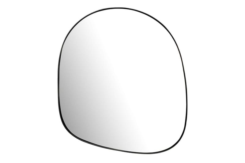 Speil Wohnling Asymmetrisk metall tykt metallramme oval 60 cm - Interiør - Speil - Gangspeil