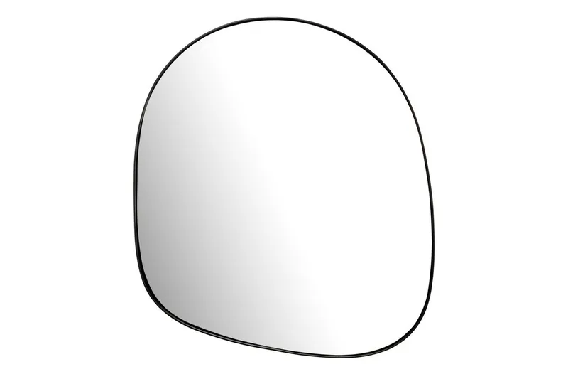 Speil Wohnling Asymmetrisk metall tykt metallramme oval 60 cm