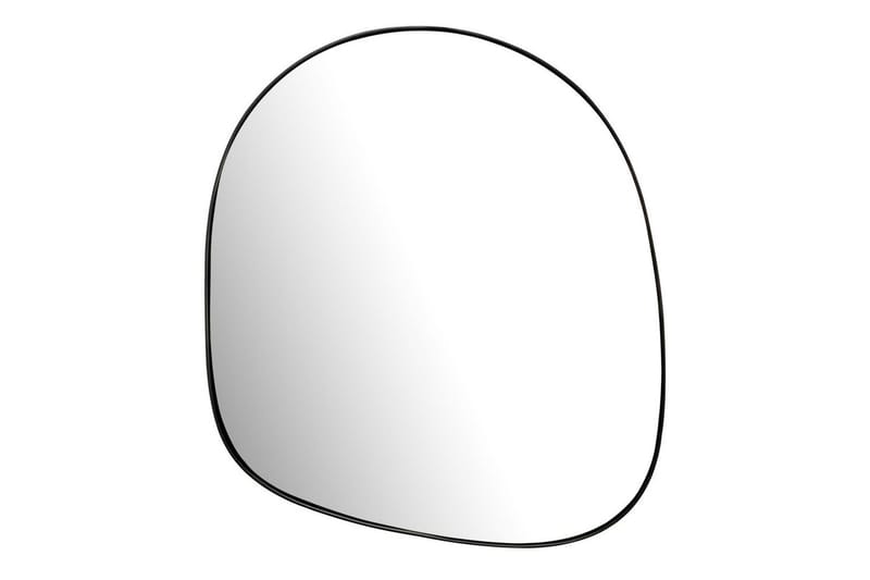 Speil Wohnling Asymmetrisk metall tykt metallramme oval 60 cm