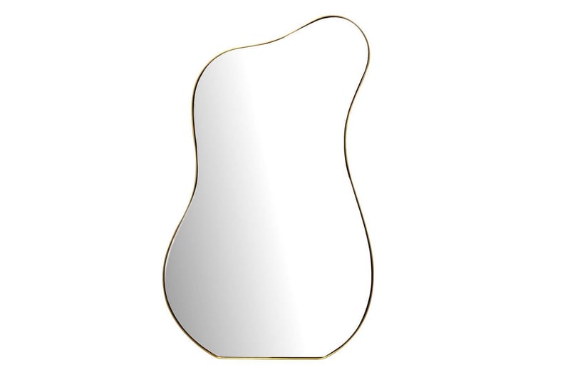 Speil Wohnling Asymmetrisk metallramme oval 100 cm - Interiør - Speil - Gangspeil