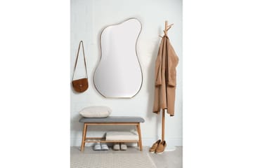 Speil Wohnling Asymmetrisk metallramme oval 100 cm - Interiør - Speil - Gangspeil