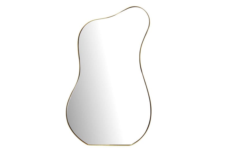 Speil Wohnling Asymmetrisk metallramme oval 100 cm