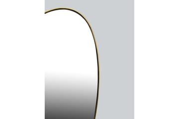 Speil Wohnling Asymmetrisk metallramme oval 70 cm - Interiør - Speil - Gangspeil