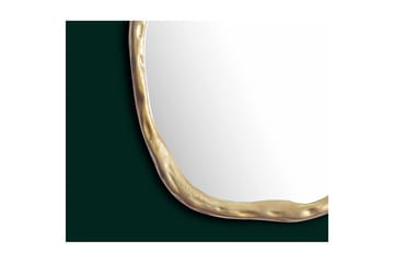 Speil Wohnling Asymmetrisk metallramme rund 60 cm - Interiør - Speil - Gangspeil