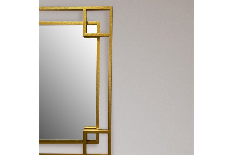 Speil Wohnling Kvadratisk geometrisk 60 cm metallramme moderne - Interiør - Speil - Gangspeil