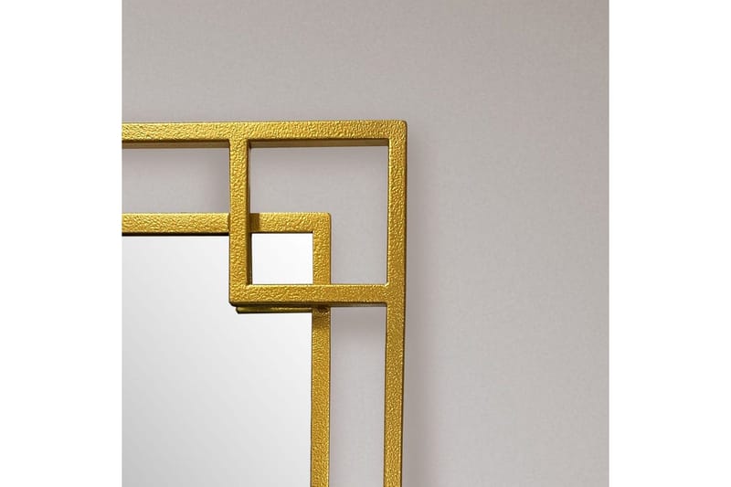 Speil Wohnling Kvadratisk geometrisk 60 cm metallramme moderne - Interiør - Speil - Gangspeil