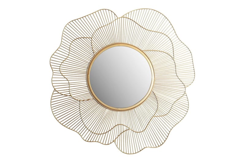 Speil Wohnling Rose metallramme rund 77 cm moderne - Interiør - Speil - Gangspeil